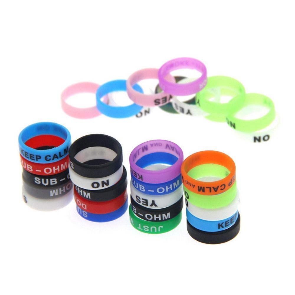 10 шт., противоскользящая ручк – обзор и цена Vape Band Silicone